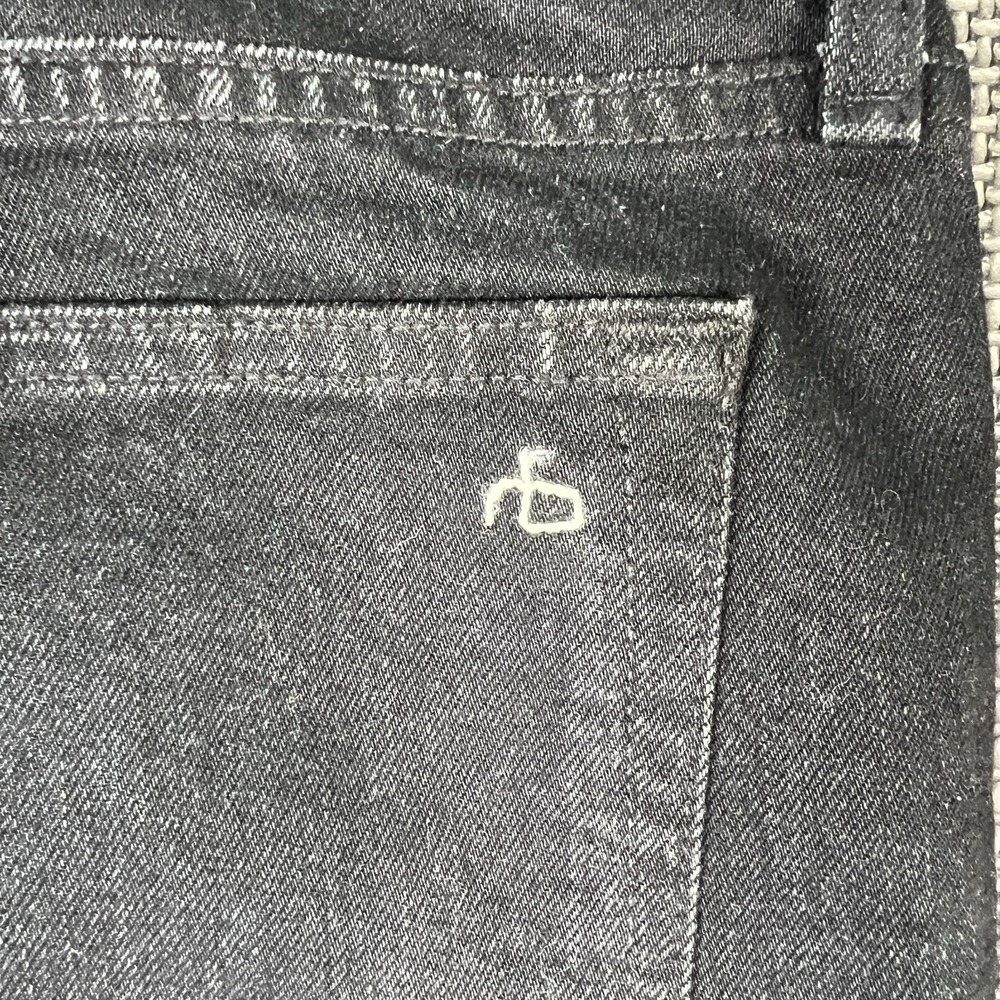 Rag & Bone Men's Jeans 34 Fit 1 Extra Slim DEVON Black Stretch Denim Cotton Pant - Picture 9 of 14